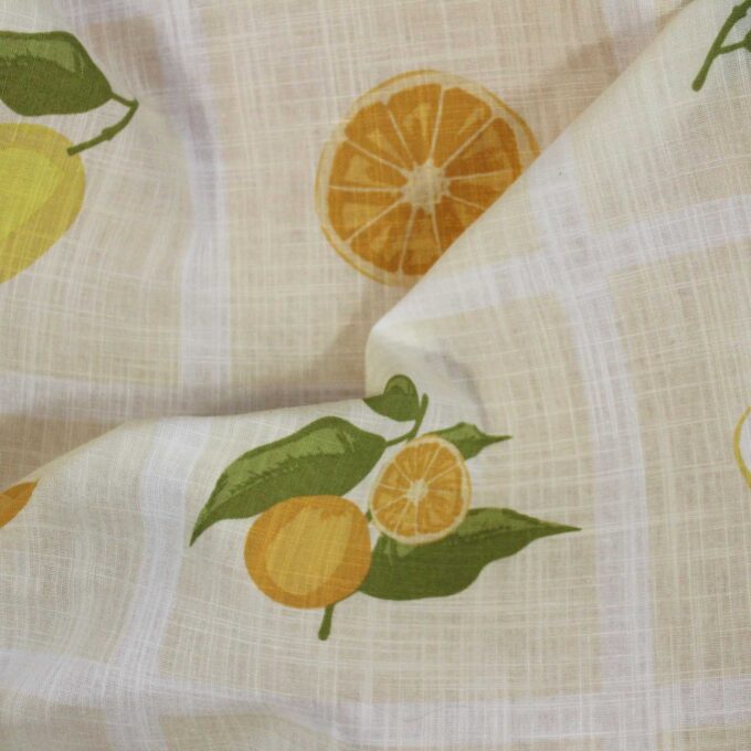 Custom fabric printing rayon linen slub 175gsm - Image 2