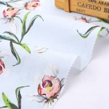 Custom print linen fabric 145gsm-3