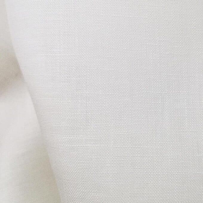 Custom print linen fabric 145gsm white base